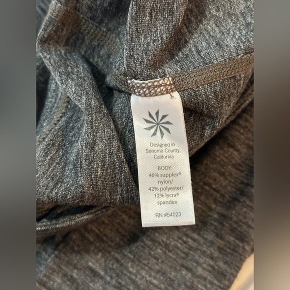 Athleta Women’s Wide Leg Flare Yoga Pants Grey XSP Petite - Picture 7 of 8